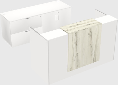 Modular reception desk