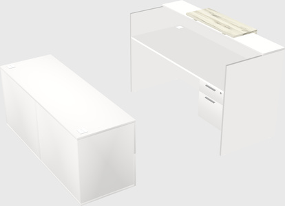Modular reception desk