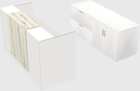 Modular reception desk