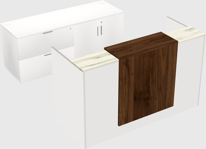 Modular reception desk