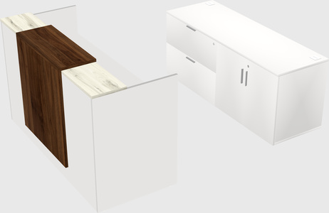 Modular reception desk