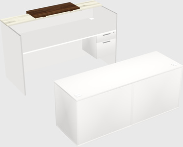 Modular reception desk