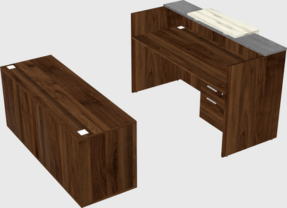 Modular reception desk