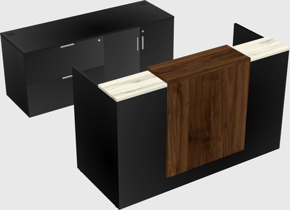 Modular reception desk
