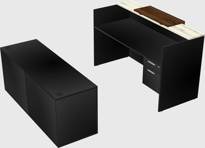 Modular reception desk