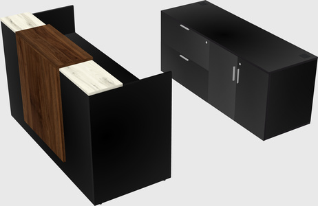 Modular reception desk