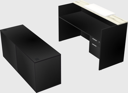 Modular reception desk