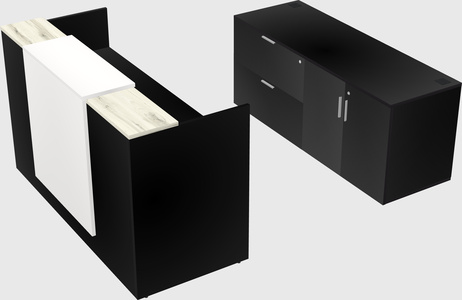Modular reception desk