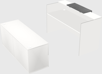 Modular reception desk