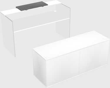 Modular reception desk