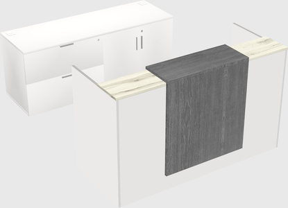 Modular reception desk