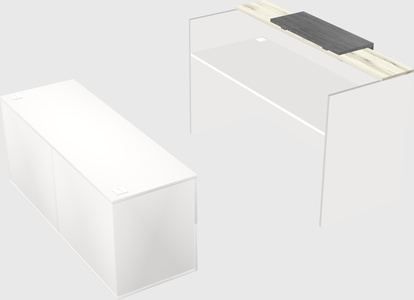 Modular reception desk