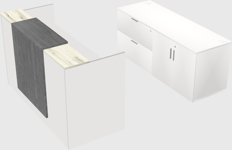 Modular reception desk