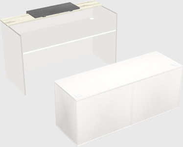 Modular reception desk