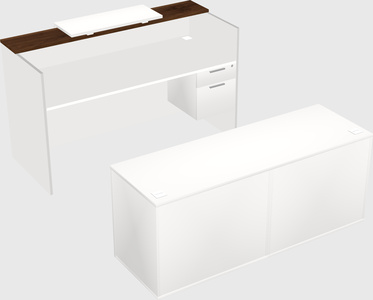 Modular reception desk