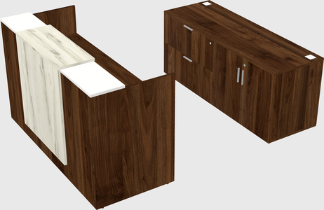 Modular reception desk