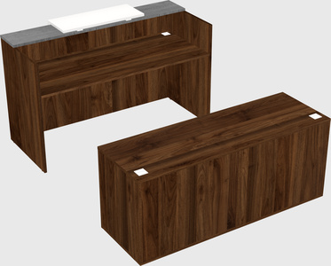 Modular reception desk
