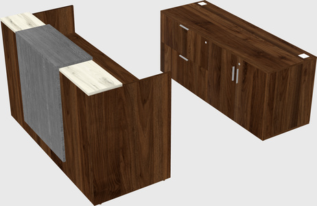Modular reception desk