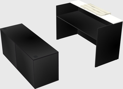 Modular reception desk