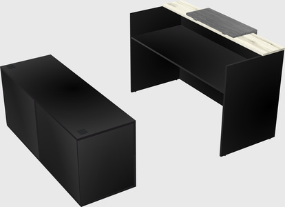 Modular reception desk