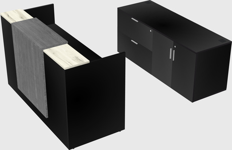 Modular reception desk