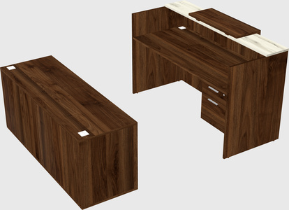 Modular reception desk