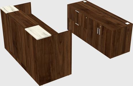 Modular reception desk