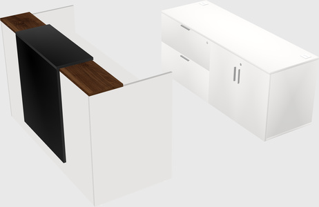 Modular reception desk