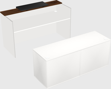 Modular reception desk