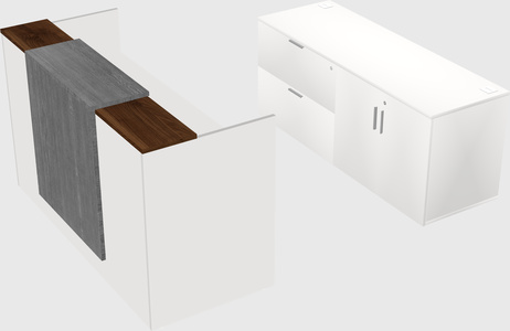 Modular reception desk