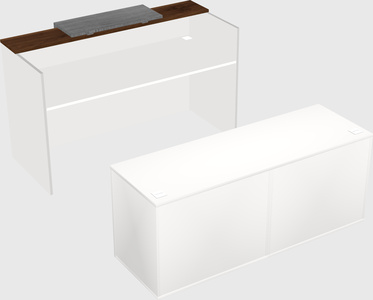 Modular reception desk