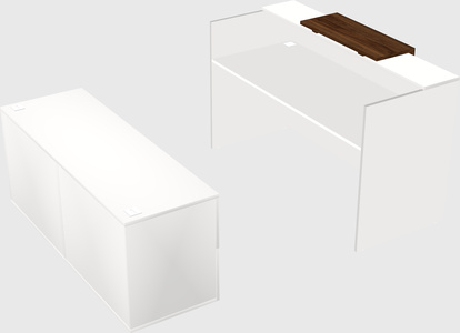 Modular reception desk
