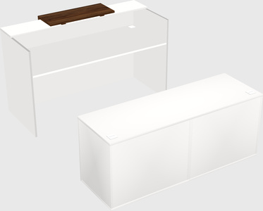 Modular reception desk