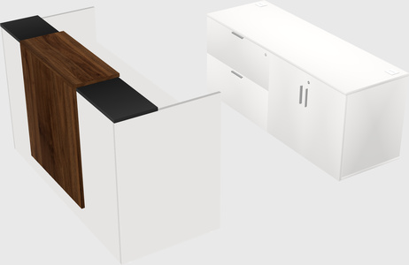 Modular reception desk