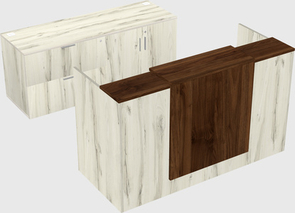 Modular reception desk