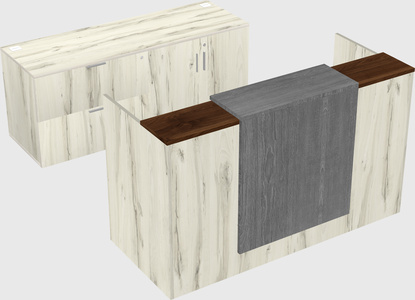 Modular reception desk