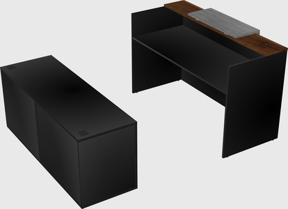 Modular reception desk