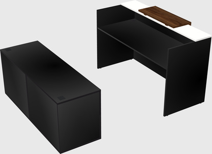 Modular reception desk