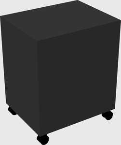 Box/file mobile pedestal
