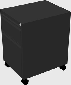 Box/file mobile pedestal