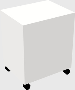 Box/file mobile pedestal