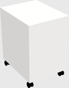 Box/file mobile pedestal