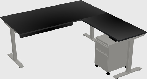 Height-adjustable desk - grade 3