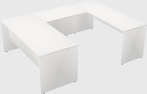 U-shaped desk
