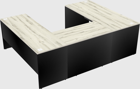 U-shaped desk