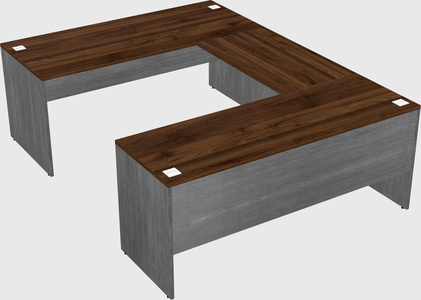 U-shaped desk