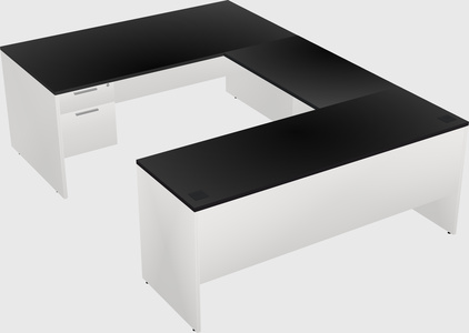 U-shaped desk