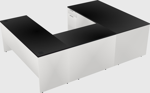 U-shaped desk