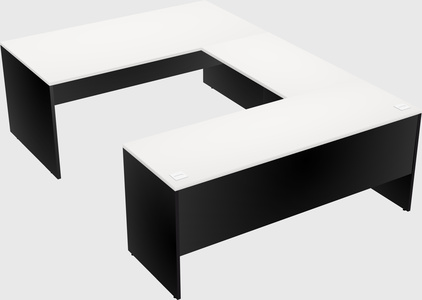 U-shaped desk