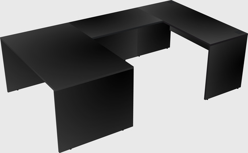 U-shaped desk
